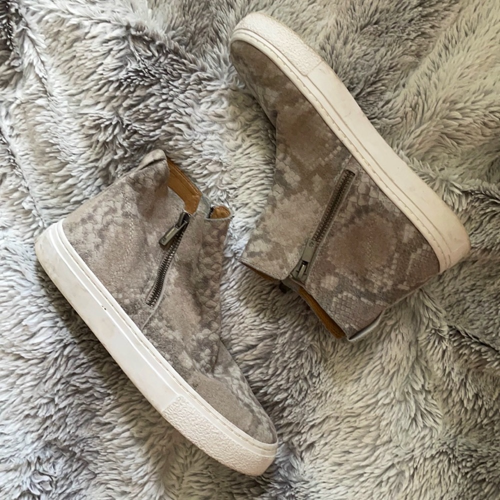 Lucky Brand Snake Skin High Tops